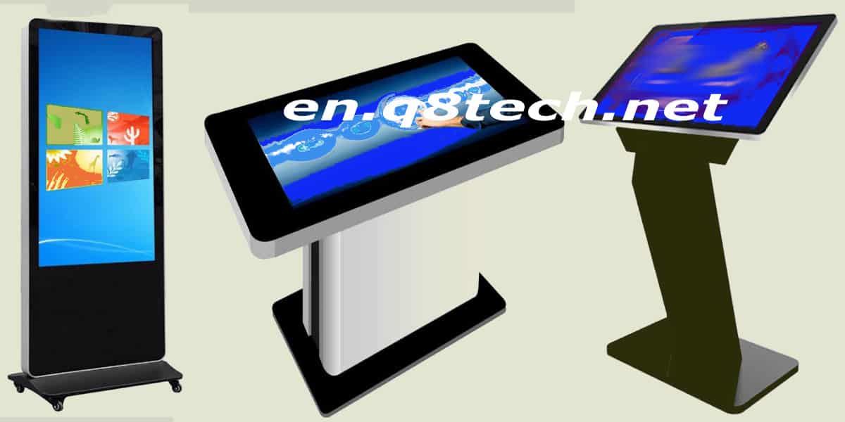 Interactive screens touch screens