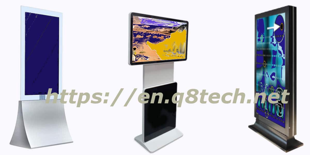 Kiosk Screens Floor Standing LCD